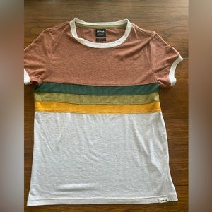 COPY - Prana striped ringer tee